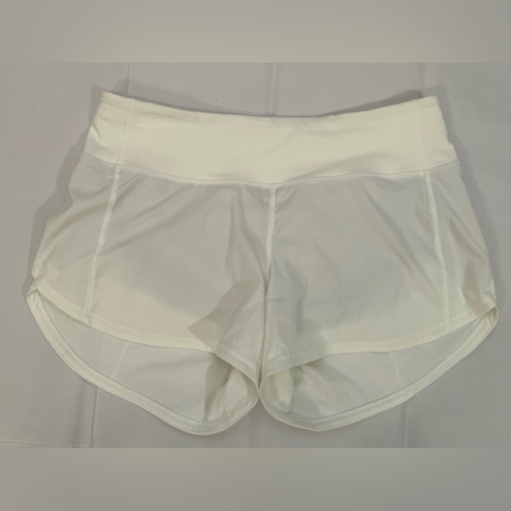 Lululemon Speed Up Short-4"-Size 8‎ Tall-NOT PURE WHITE